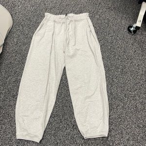 NWT Escada light gray pull on sweats  XL  joggers sport